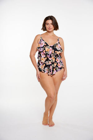 Capriosca 3 Tier Tankini Top - Kokomo