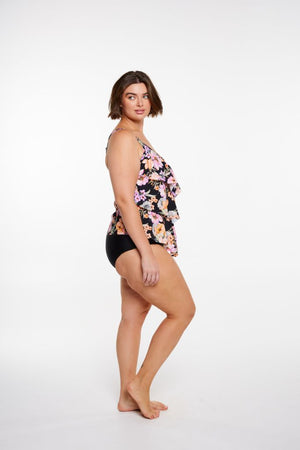 Capriosca 3 Tier Tankini Top - Kokomo
