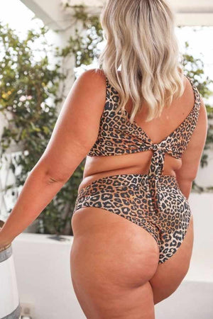 Capriosca Two Way Bikini Top - Leopard