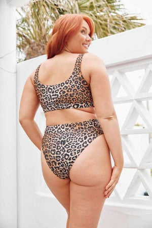 Capriosca Two Way Bikini Top - Leopard