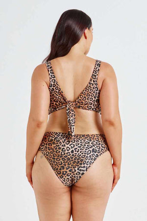 Capriosca Two Way Bikini Top - Leopard