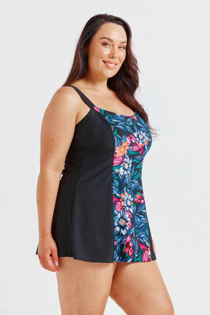 Capriosca Wide Strap Swim Dress - Molokai