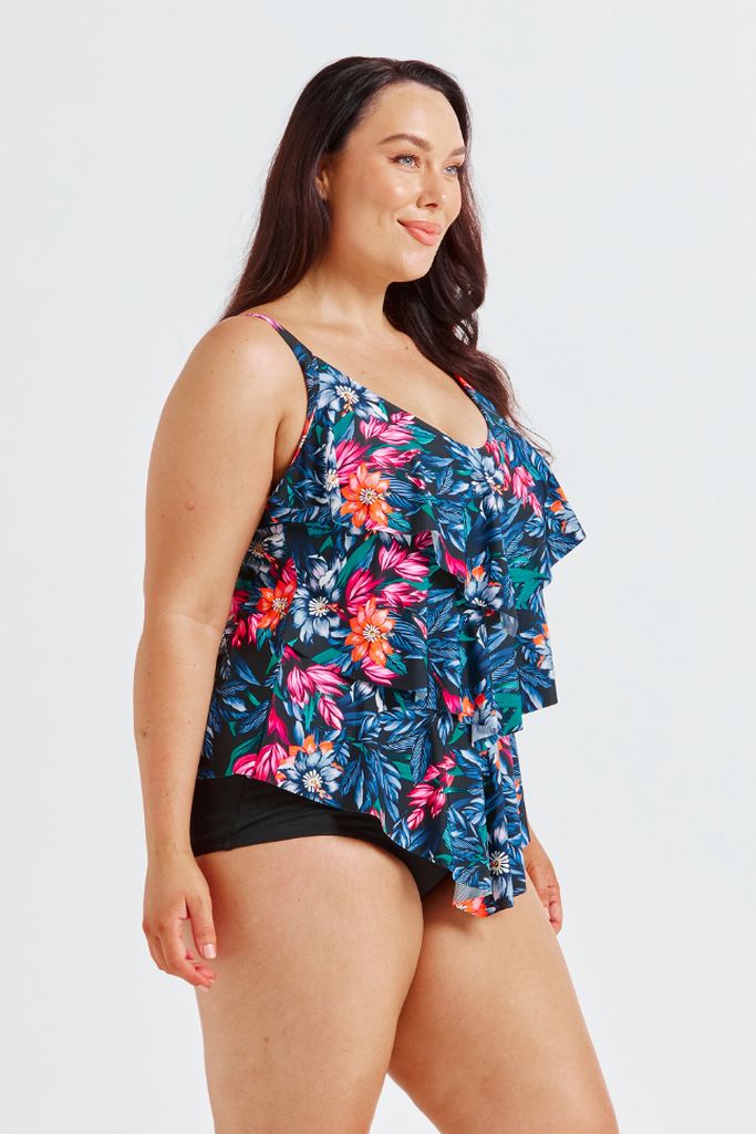 Capriosca 3 Tier Tankini Top - Molokai