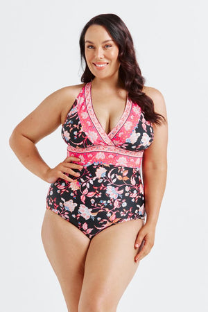 Capriosca V Neck One Piece - Corsica