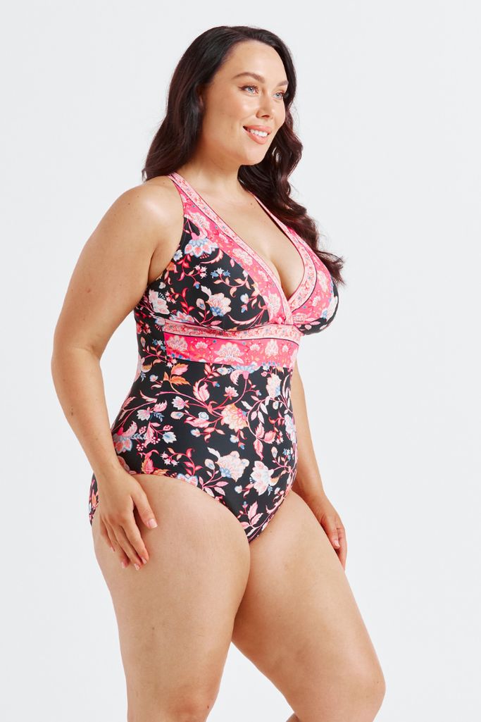 Capriosca V Neck One Piece - Corsica