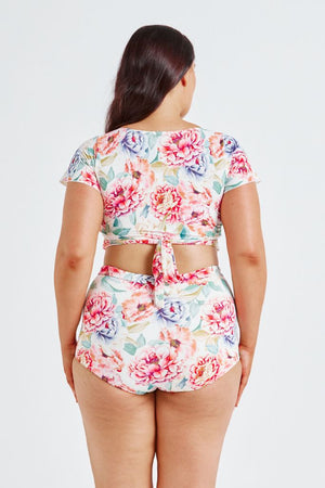 Capriosca Retro Skirted Pant - Positano White