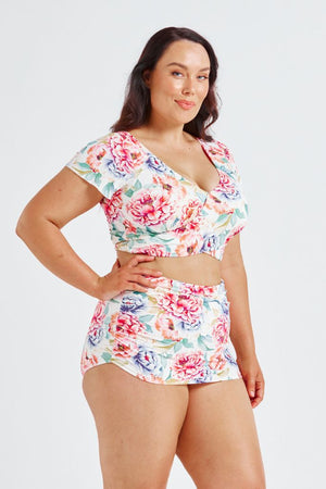 Capriosca Wrap Bikini Top - Positano White