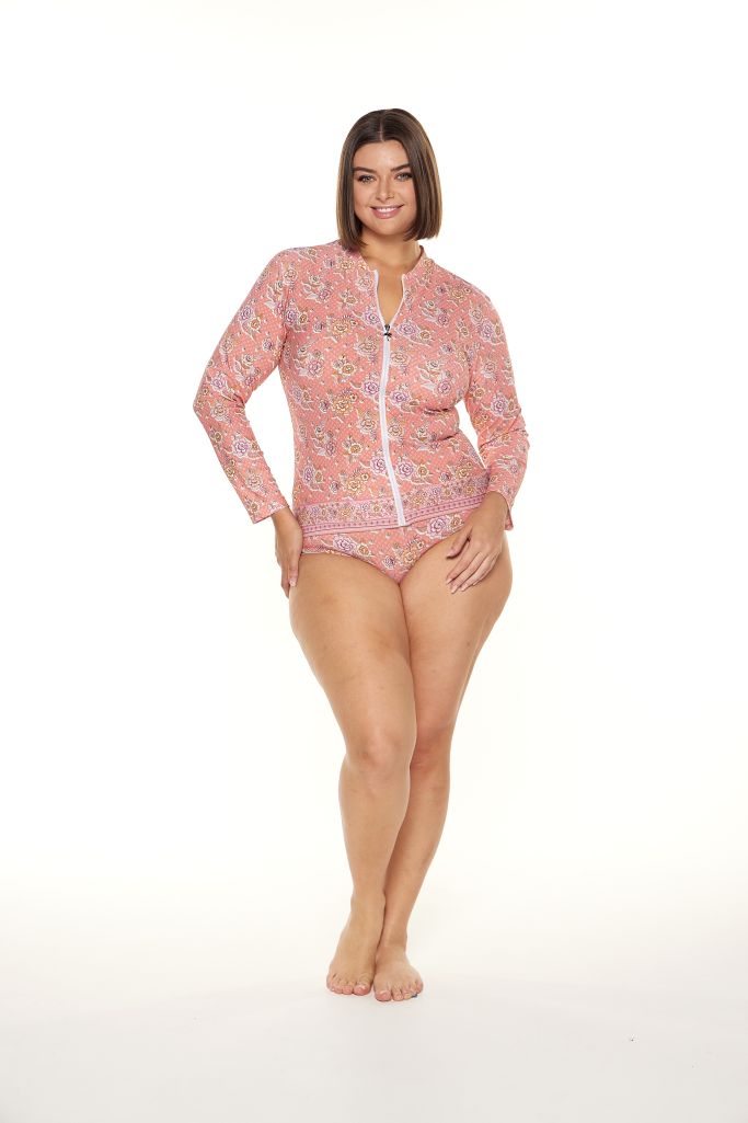 Capriosca Long Sleeve Rash Vest - Seychelles