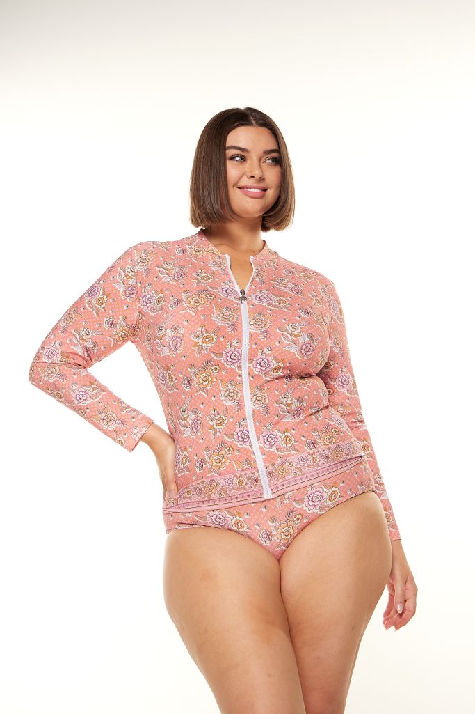 Capriosca Long Sleeve Rash Vest - Seychelles