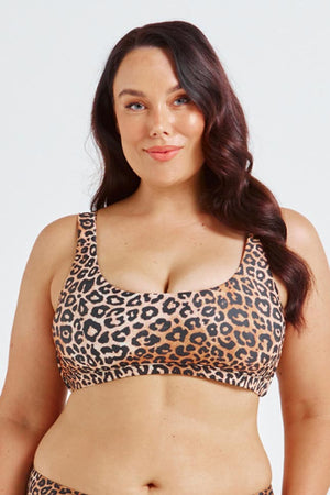 Capriosca Two Way Bikini Top - Leopard
