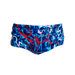 Funky Trunks Toddler Boys Printed Trunks - Mr Squiggle