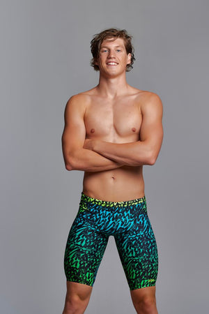 Funky Trunks Mens Training Jammers - Spraying Alive