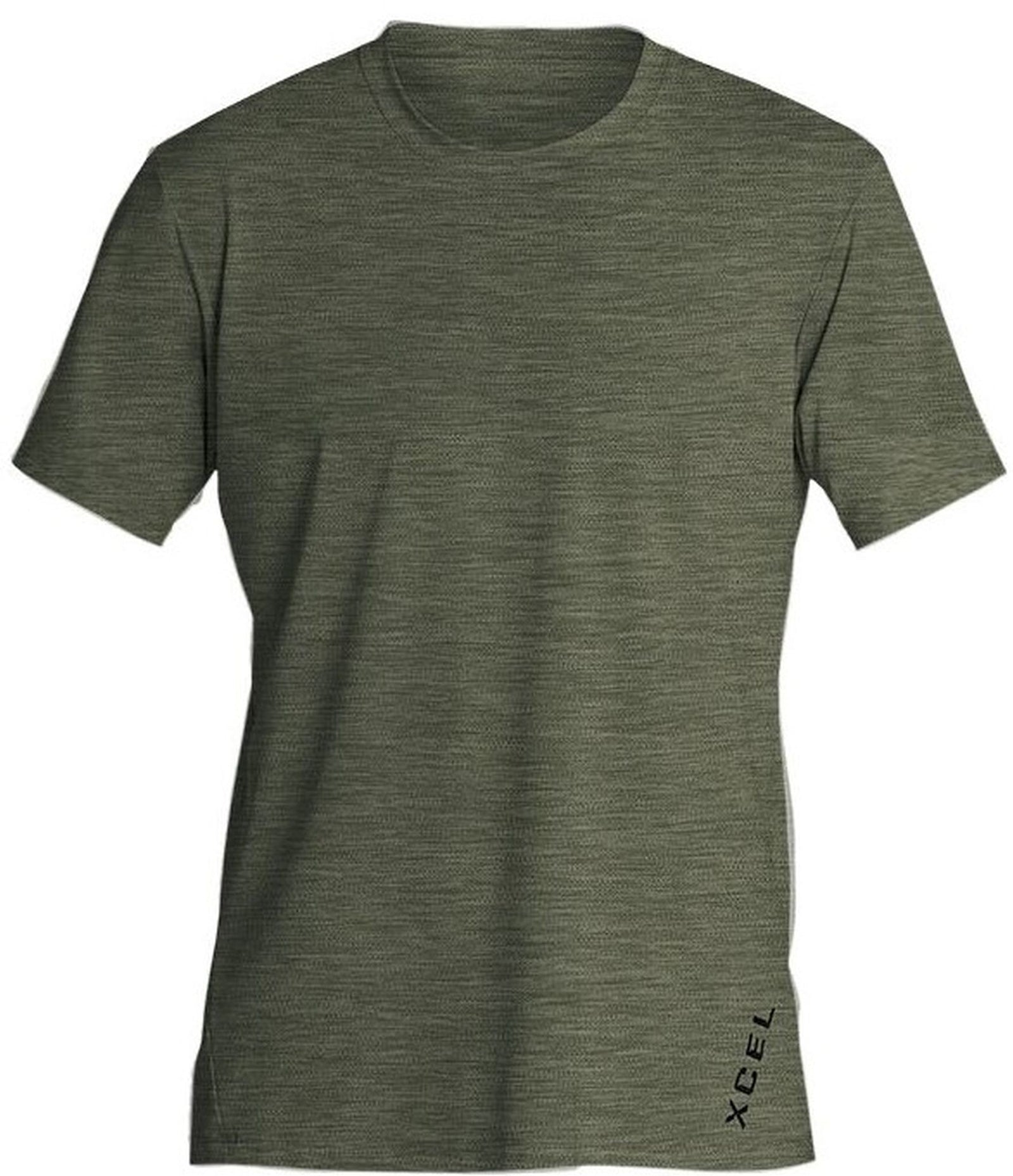 Xcel Mens Short Sleeve Heathered Ventx Rashvest