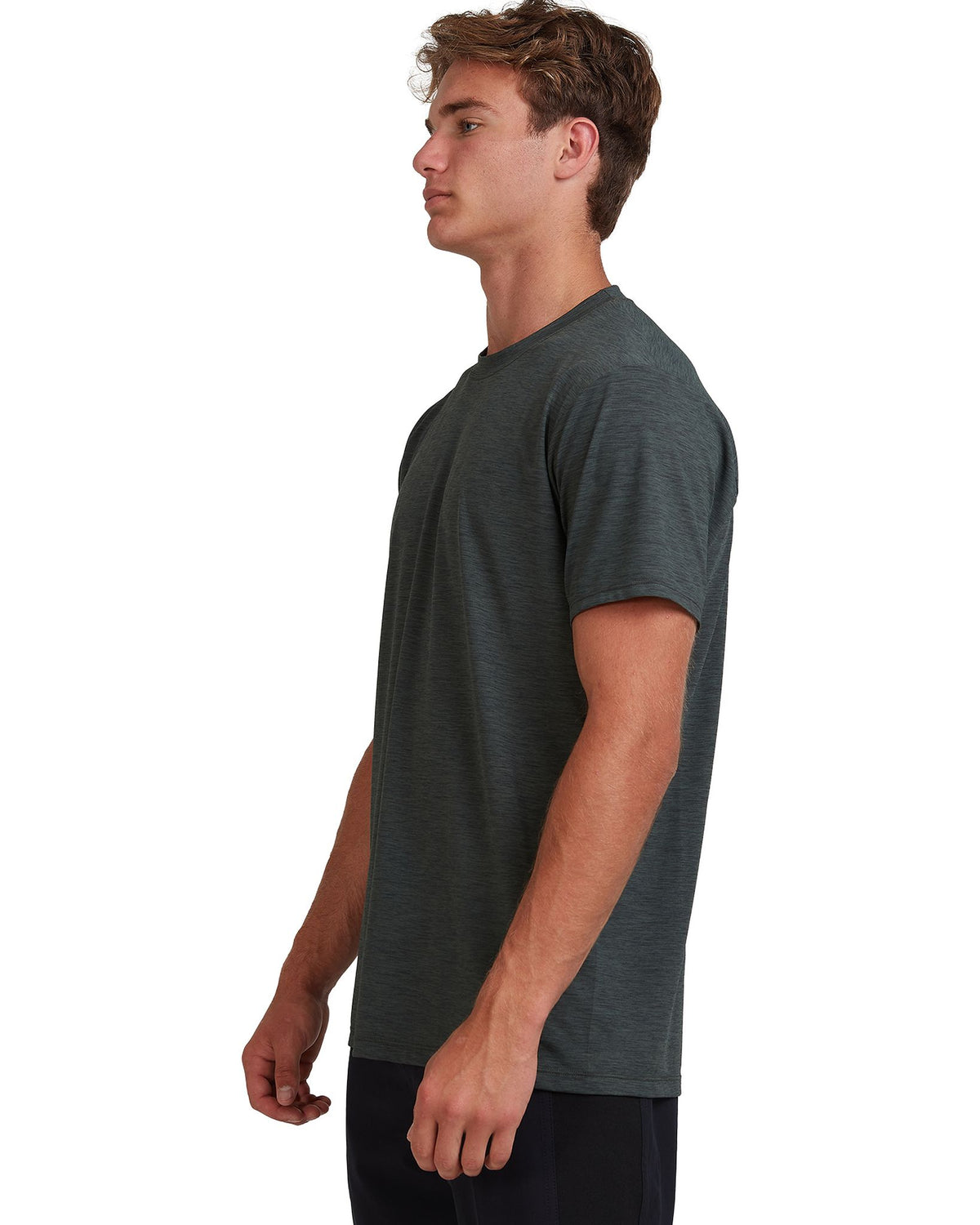 Xcel Mens Short Sleeve Heathered Ventx Rashvest