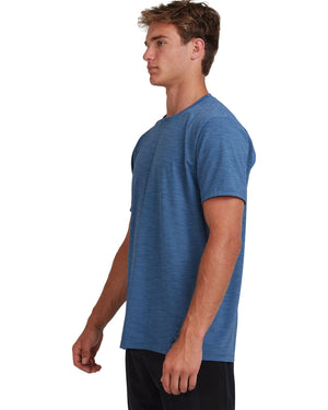 Xcel Mens Short Sleeve Heathered Ventx Rashvest