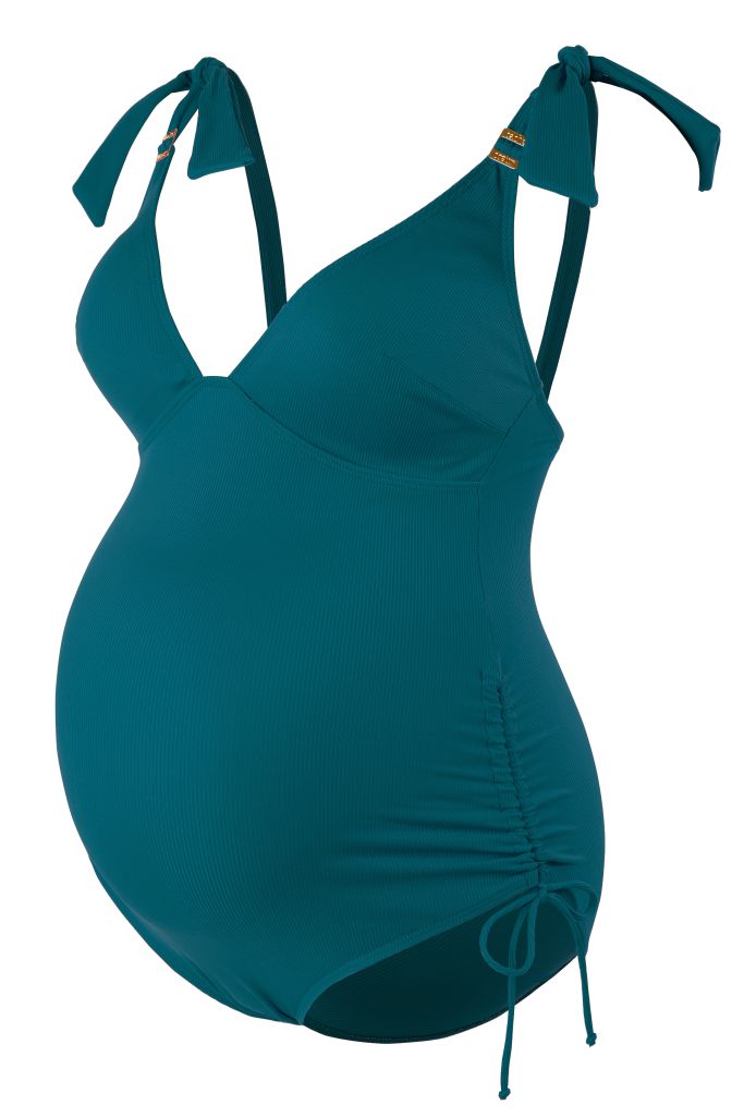 Cache Coeur Maternity Plunge One Piece - Porto Vecchio