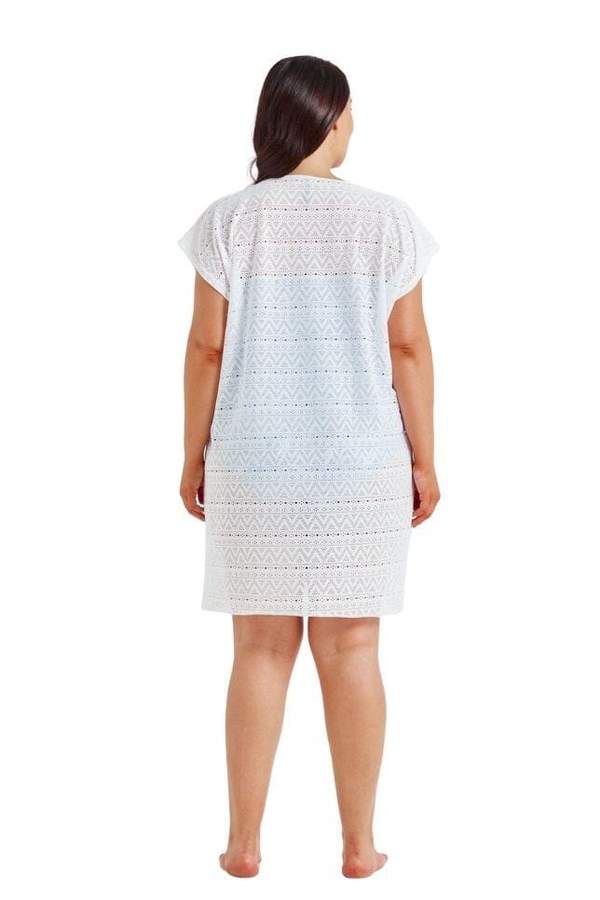 Capriosca Mesh Beach Cover Up - White