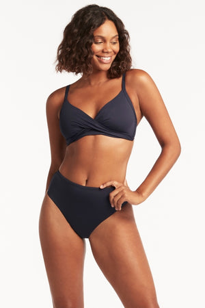 Sea Level Twist Front DD/E Cup Bra - Eco Essentials