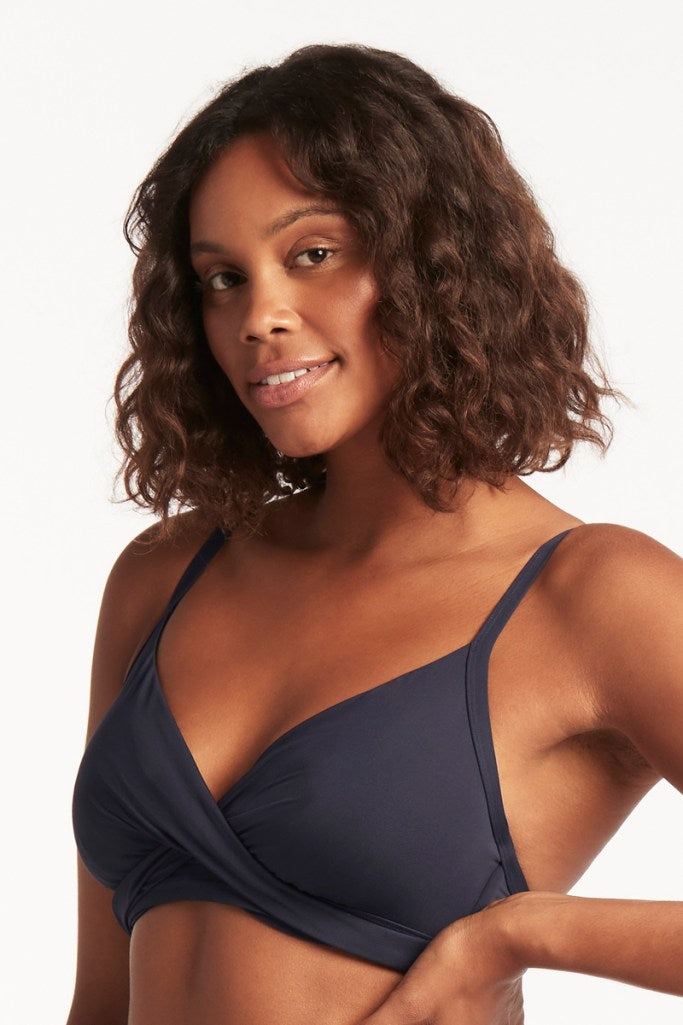Sea Level Twist Front DD/E Cup Bra - Eco Essentials