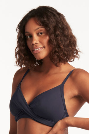Sea Level Twist Front DD/E Cup Bra - Eco Essentials