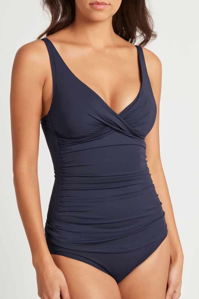 Sea Level Cross Front Multifit Singlet Top - Eco Essentials