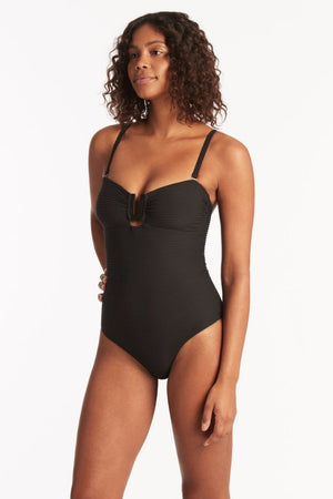 Sea Level Spinnaker U Bar Bandeau One Piece - Spinnaker