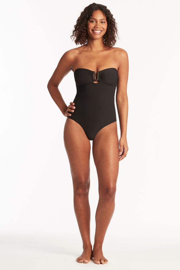 Sea Level Spinnaker U Bar Bandeau One Piece - Spinnaker