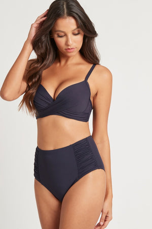 Sea Level Cross Front Moulded Underwire Bra - Eco Essentials