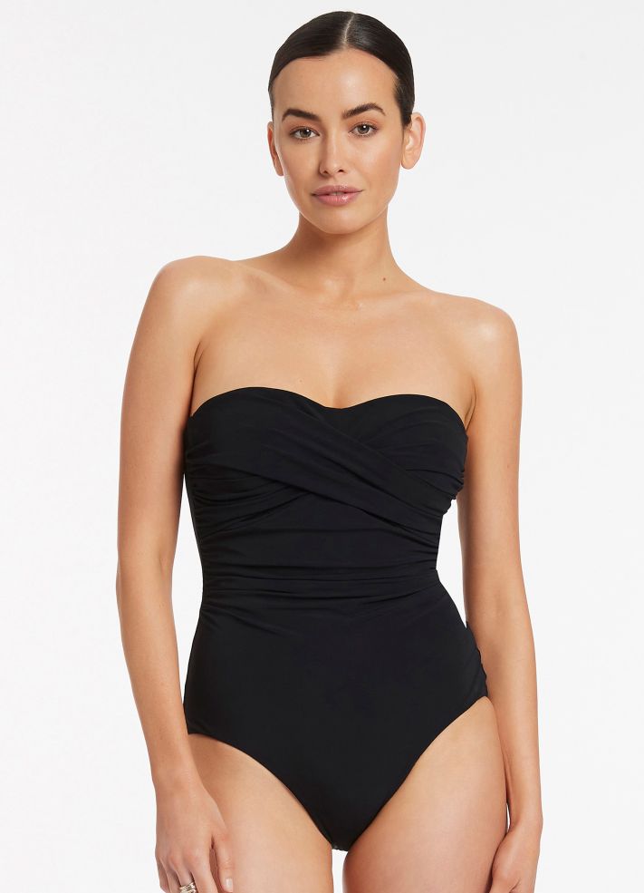 Jets D-DD Cup Twist Front One Piece - Jetset