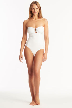 Sea Level Spinnaker U Bar Bandeau One Piece - Spinnaker