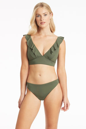 Sea Level Frill Bra Top - Eco Essentials