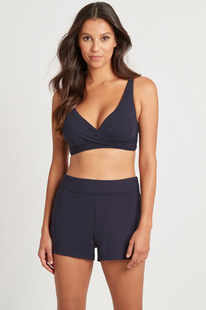 Sea Level Cross Front Multifit Bra Top - Eco Essentials
