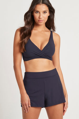Sea Level Cross Front Multifit Bra Top - Eco Essentials