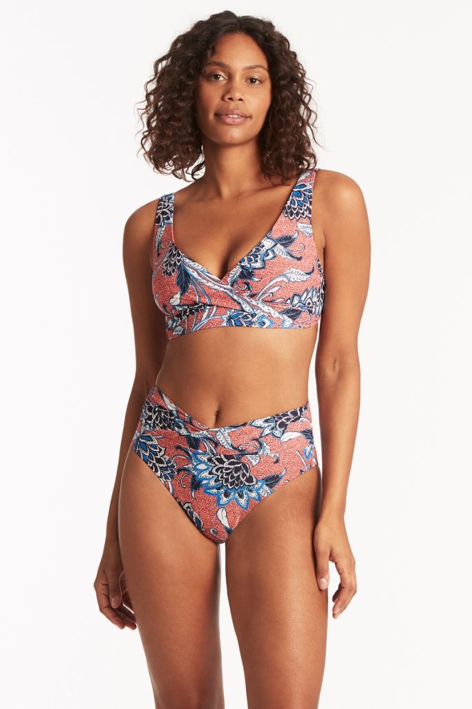 Sea Level Wrap High Waist Pant - Pilgrim