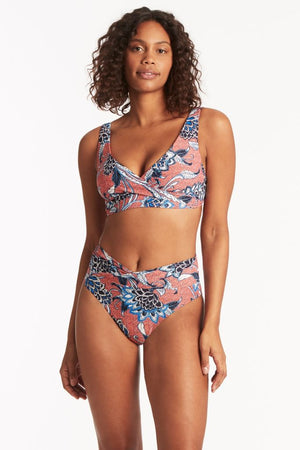 Sea Level Wrap High Waist Pant - Pilgrim