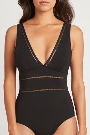 Sea Level Spliced One Piece - Eco Essentials