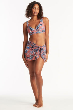 Sea Level Short Mesh Wrap - Pilgrim