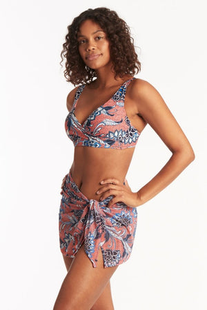 Sea Level Short Mesh Wrap - Pilgrim