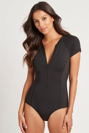 Sea Level Short Sleeve One Piece - Eco Essentials