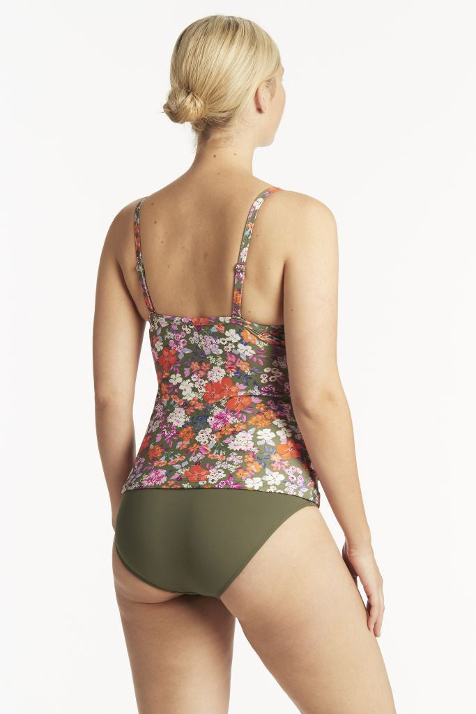 Sea Level Parkland Cross Front DD/E Singlet - Parkland