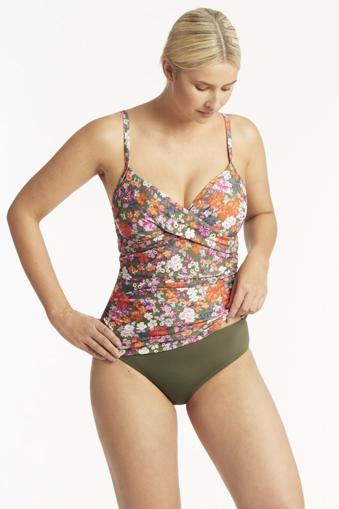 Sea Level Parkland Cross Front DD/E Singlet - Parkland