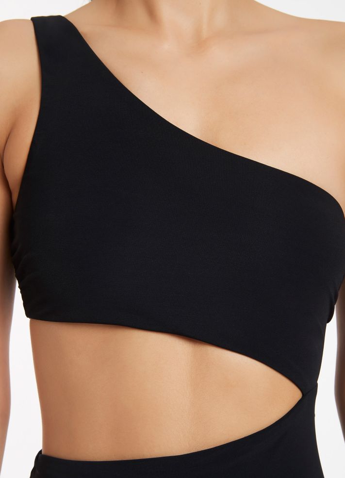 Jets One Shoulder Cut Out One Piece - Jetset