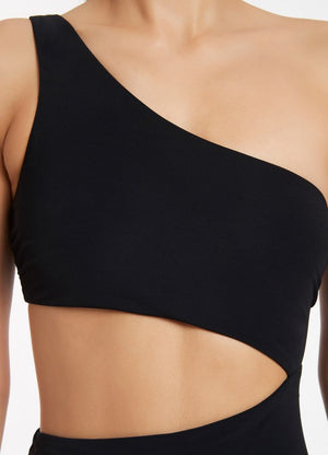 Jets One Shoulder Cut Out One Piece - Jetset
