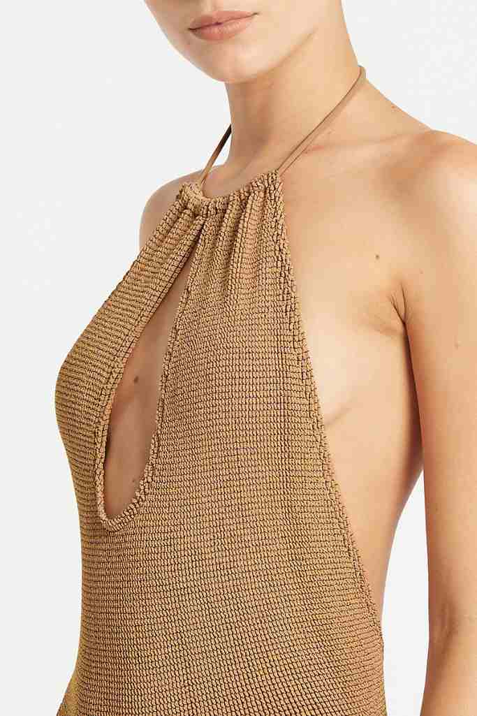 Bond-eye Bisou One Piece - Fawn Lurex