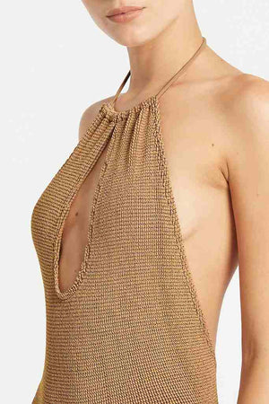 Bond-eye Bisou One Piece - Fawn Lurex