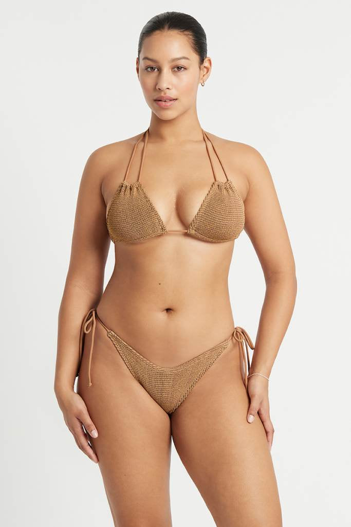 Bond-eye Andy Triangle - Fawn Lurex