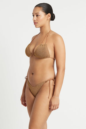 Bond-eye Andy Triangle - Fawn Lurex