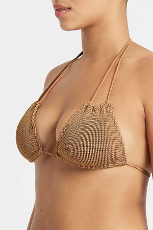 Bond-eye Andy Triangle - Fawn Lurex