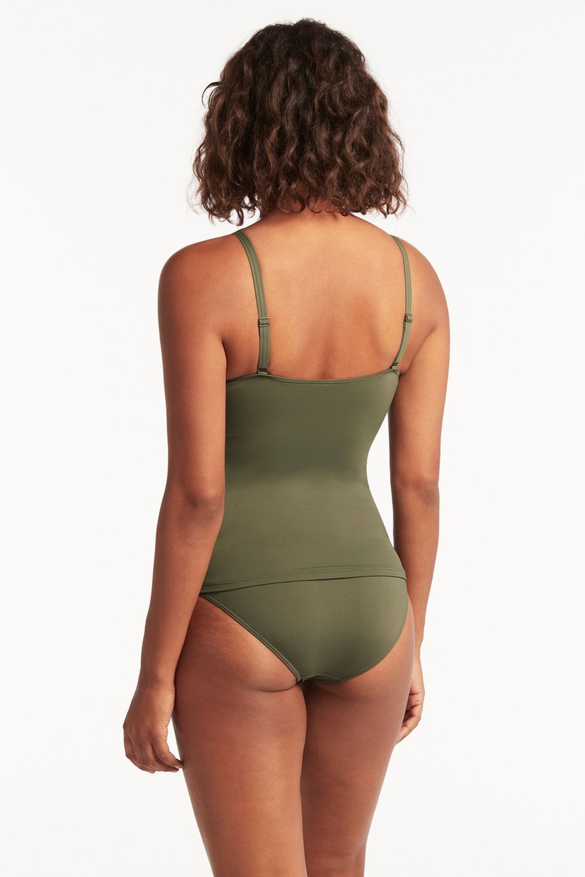 Sea Level Cross Front Multifit Singlet Top - Eco Essentials