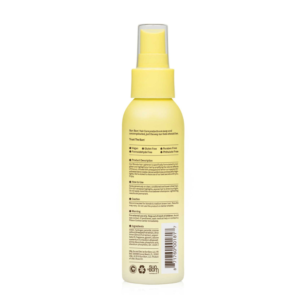 Sun Bum Blonde Hair Lightener